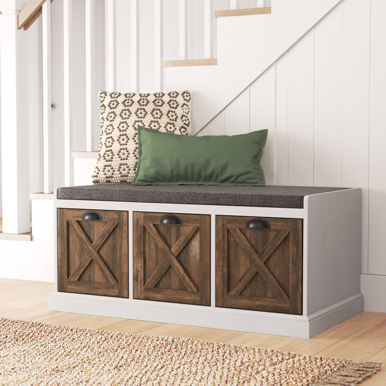 indoor storage bench